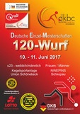 Deutsche Meisterschaften 120 Wurf Männer und Frauen in Schkopau